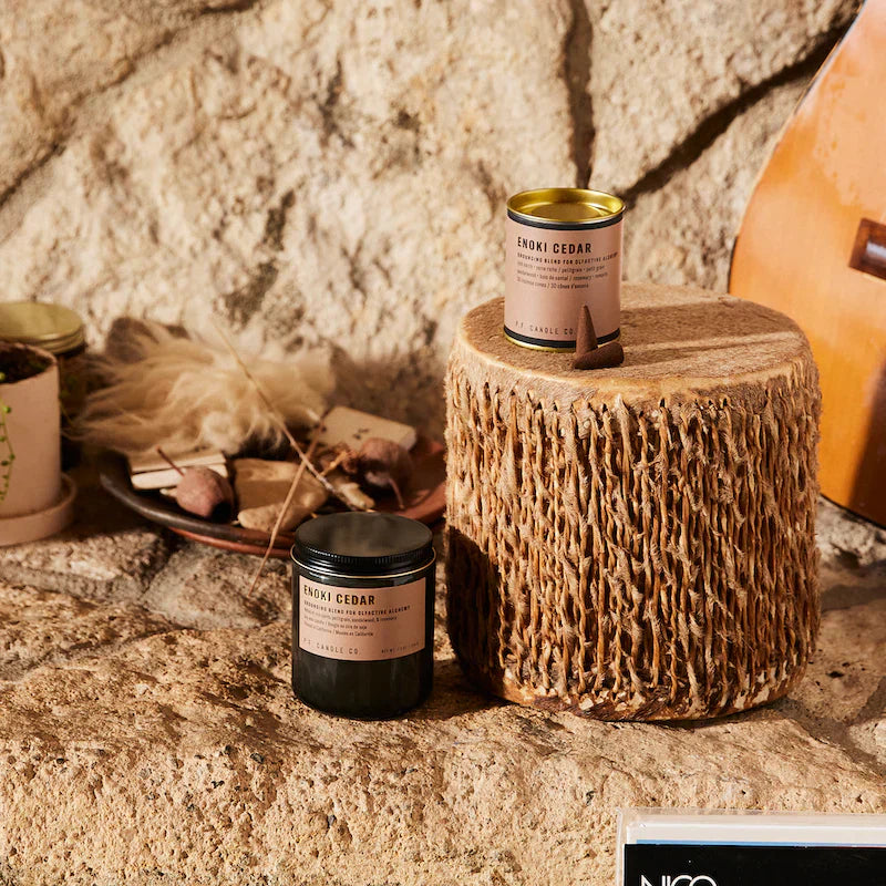 Enoki Cedar Alchemy Candle