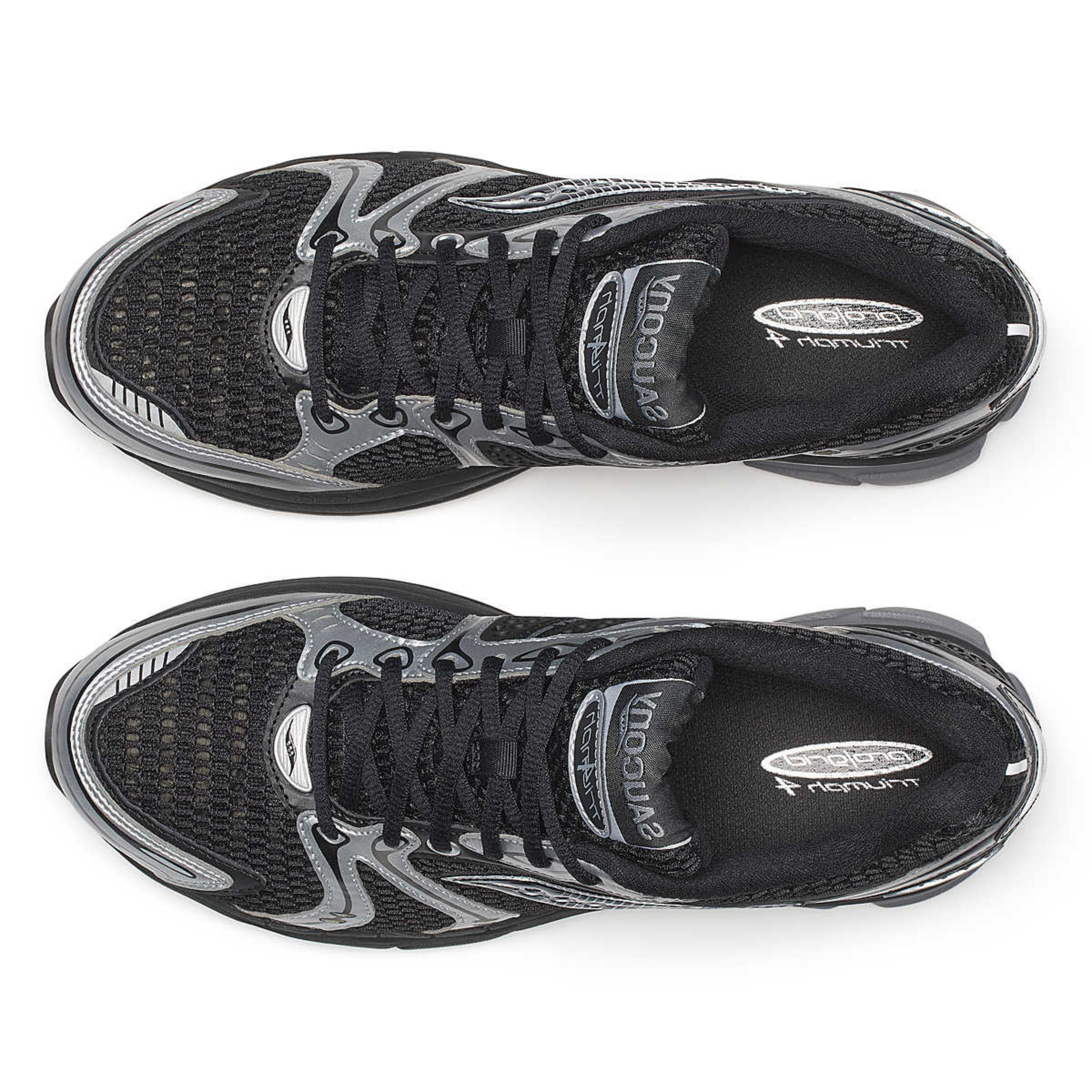 Men's Saucony Progrid Triumph 4 - "Black Silver"