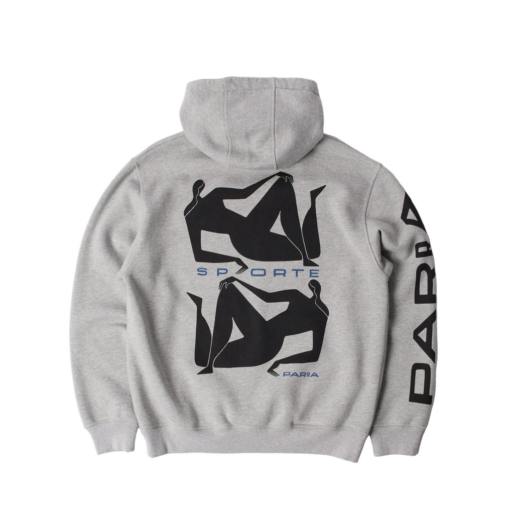 Parra Sporte Hooded Sweatshirt - Heather Grey
