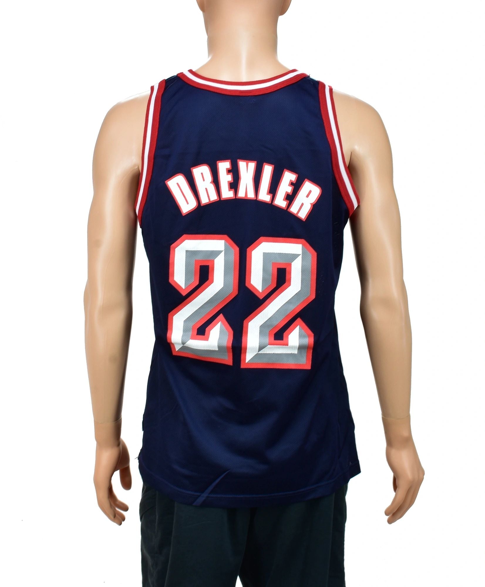 Houston Rockets Clyde Drexler Champion Jersey Size 44