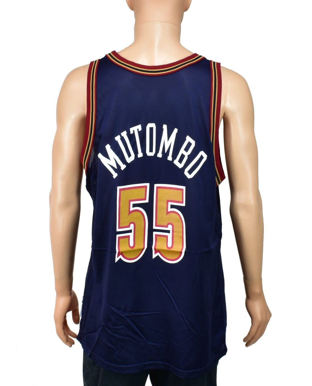 Denver Nuggets Dikembe Mutombo Champion Jersey Size 48