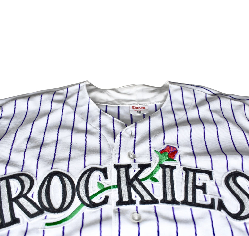 Late 90s Portland Rockies Authentic Game Jersey