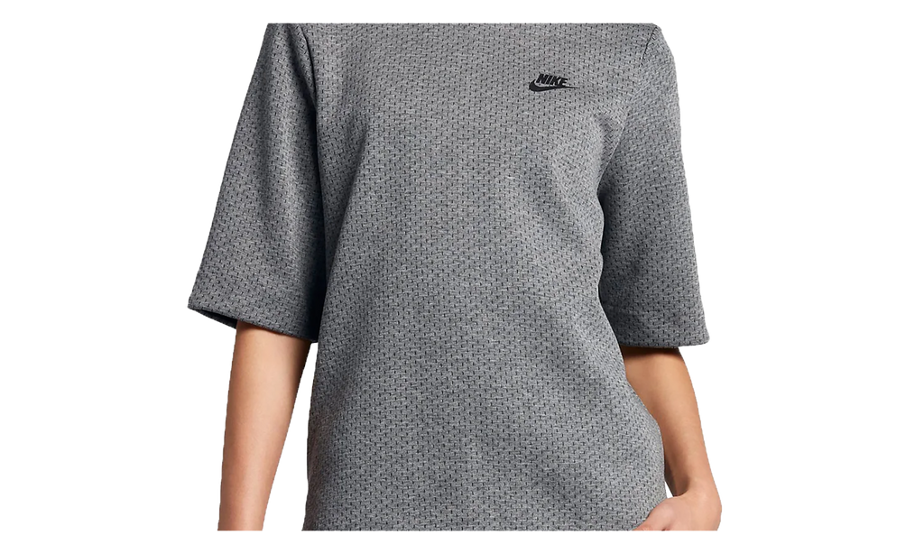Sportswear Tech Fleece Top WMNS"Carbon Heather/ Black" 833450 091