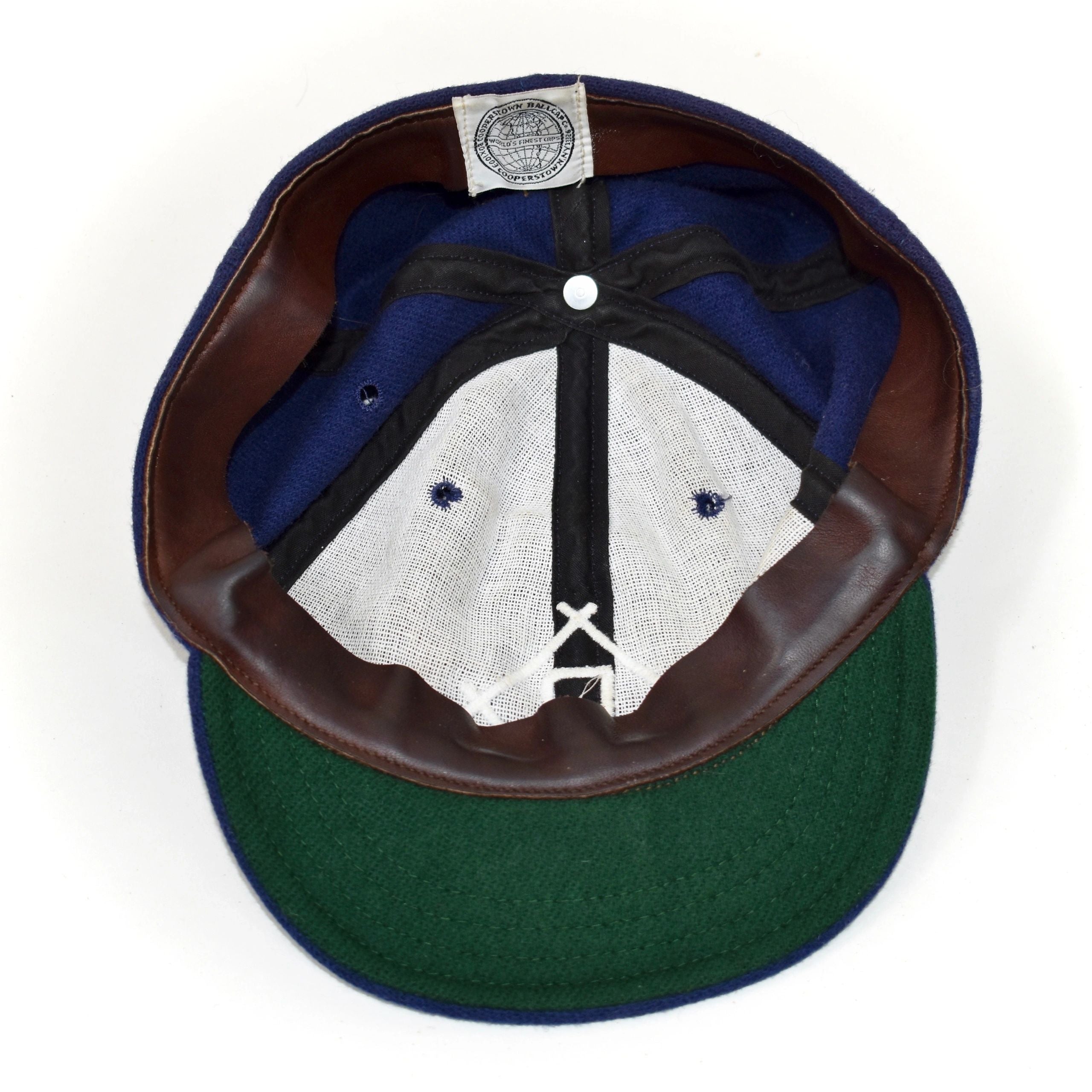 Brooklyn Dodgers Short Brim Leather Lined Hat