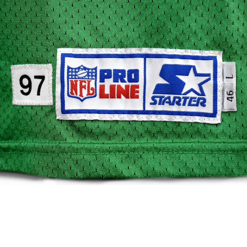 1997 Chuck Clements Authentic Game Used New York Jets Football Jersey