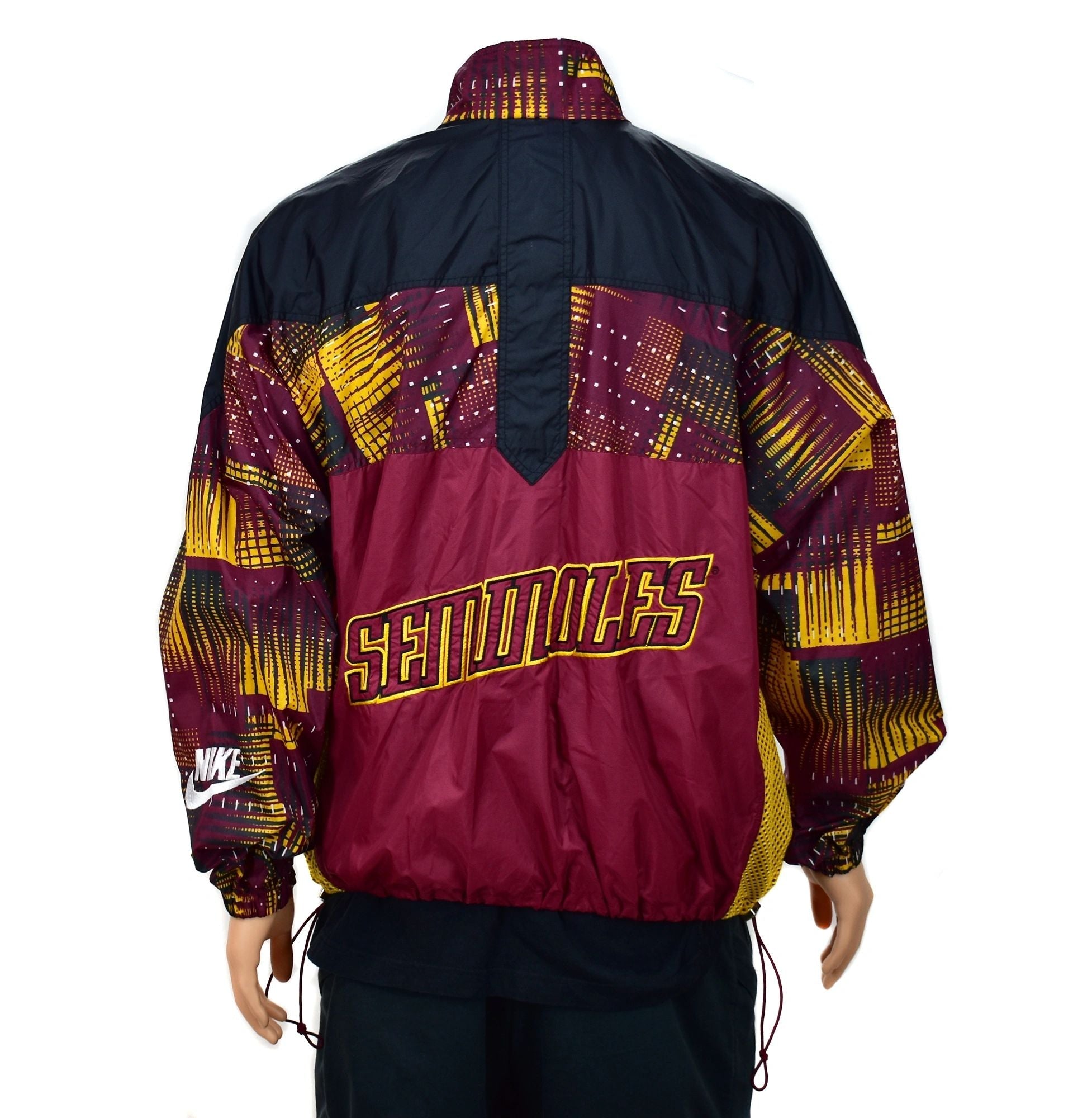 Florida State University Nike FSU 90s Nike nylon Cut & Sew Jacket NEW Size XL