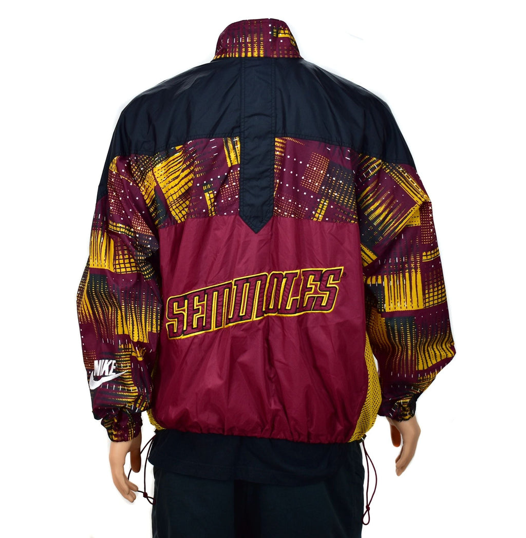 Florida State University Nike FSU 90s Nike nylon Cut & Sew Jacket NEW Size XL