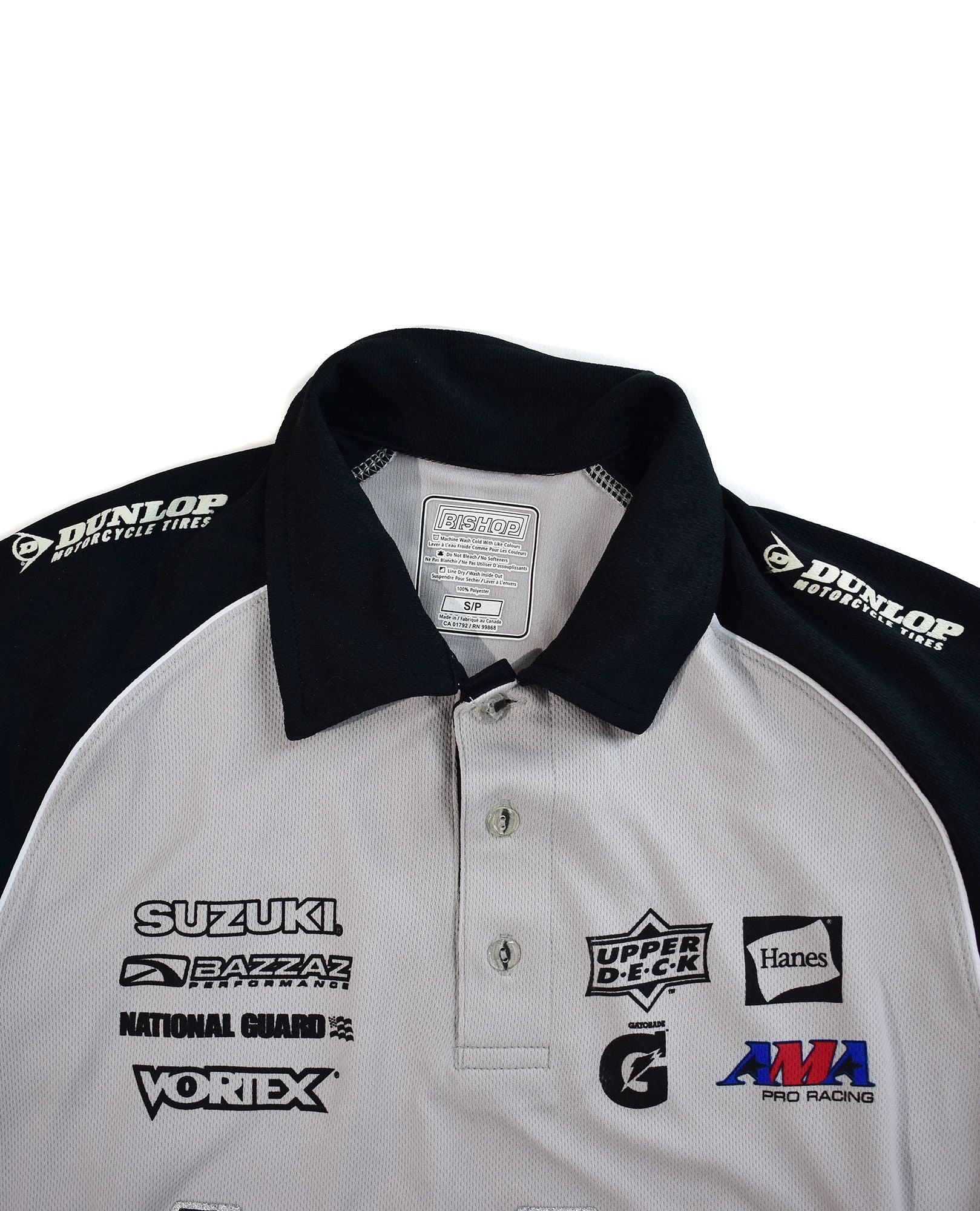 Jordan Motorcycle Team Authentic Bishop Pit Crew Shirt, Size Small