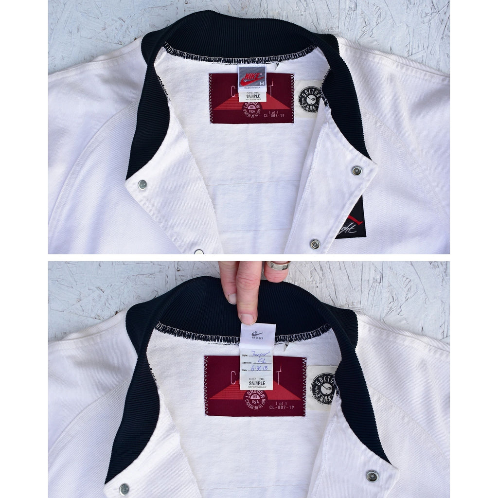 1/1 Nike Air Jordan 4 IV 1989 White Denim Sample Flight Jacket