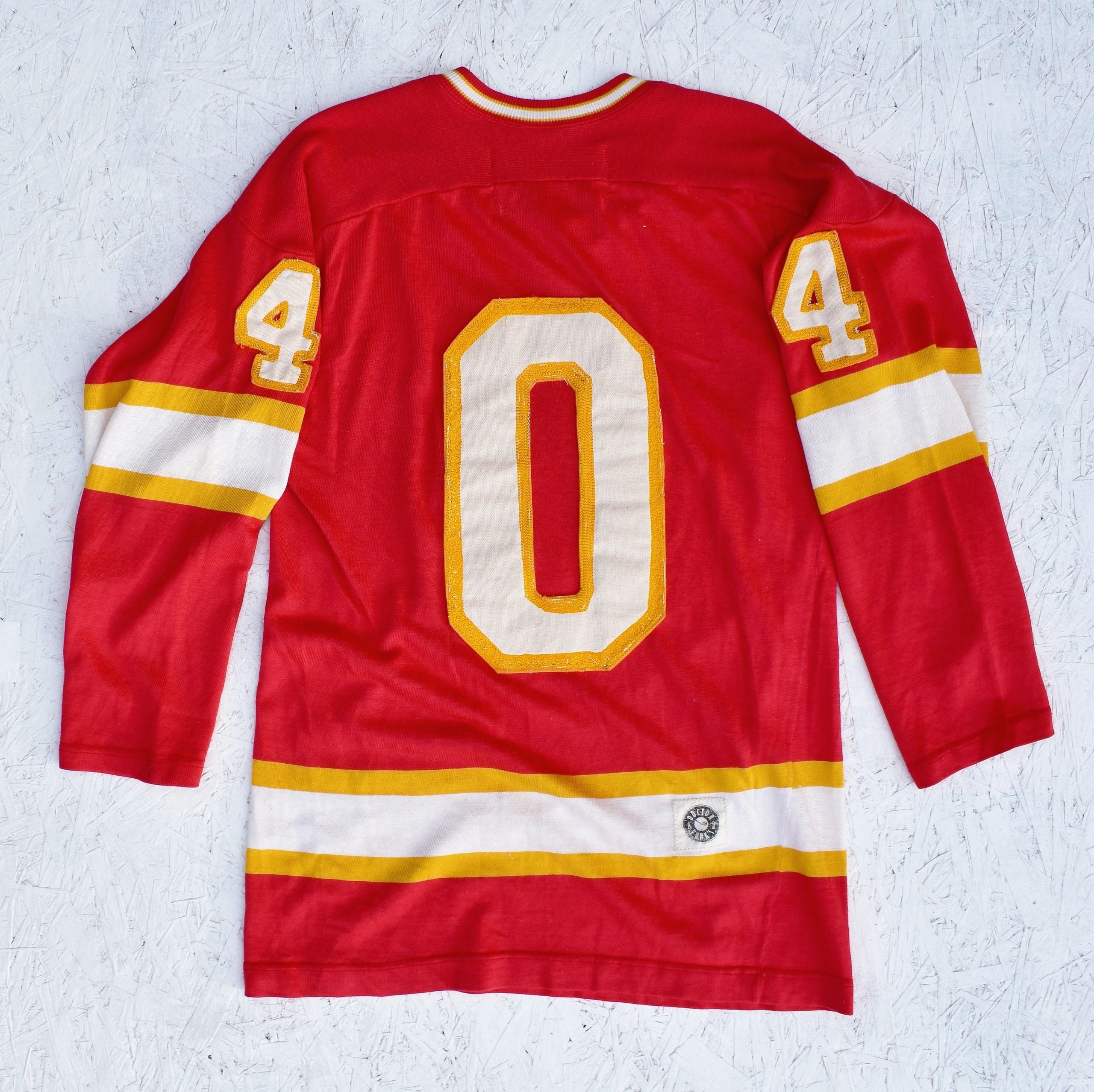 1/1 Atlanta Flames 1972 Durene Custom Chainstitched Hockey Jersey "404"