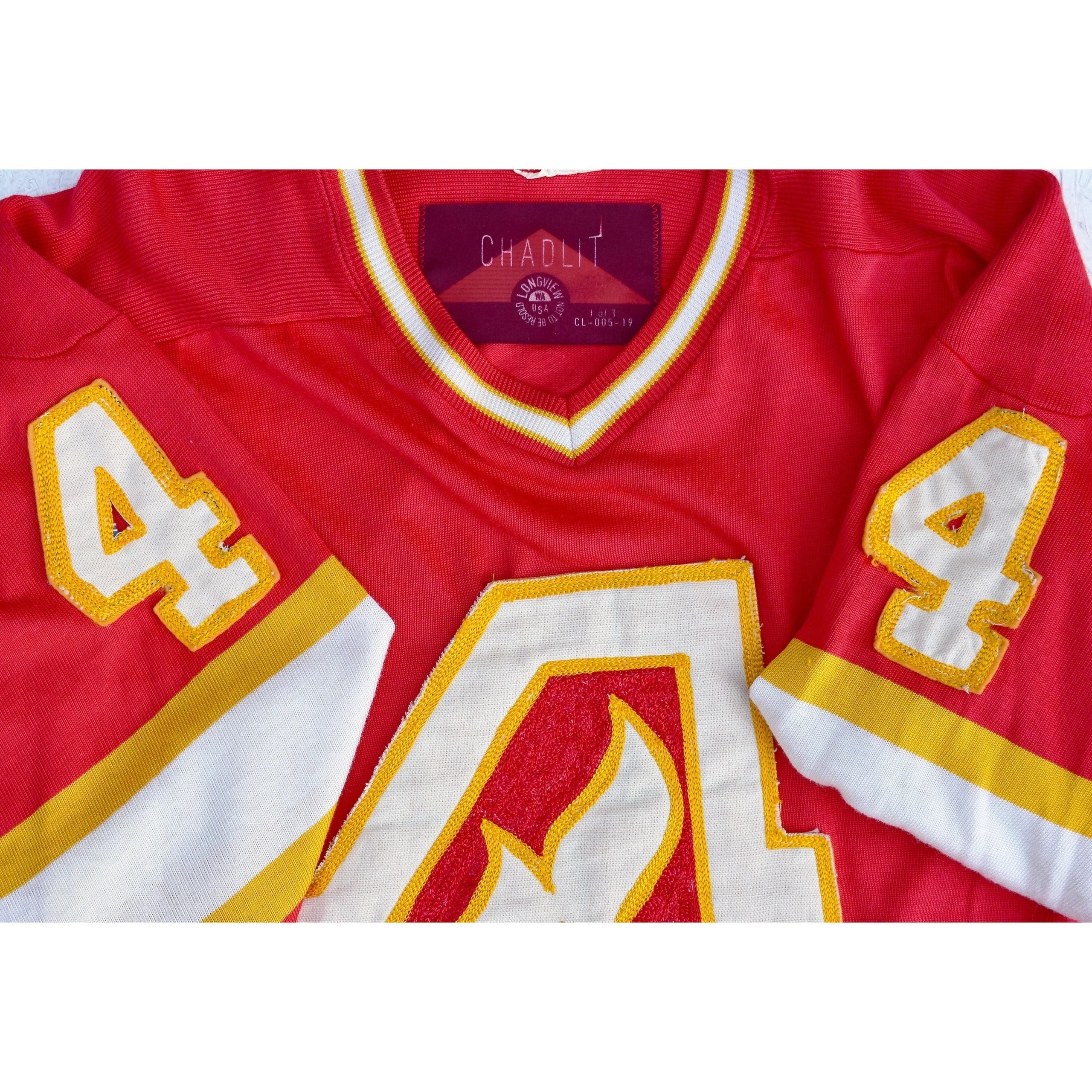 1/1 Atlanta Flames 1972 Durene Custom Chainstitched Hockey Jersey "404"