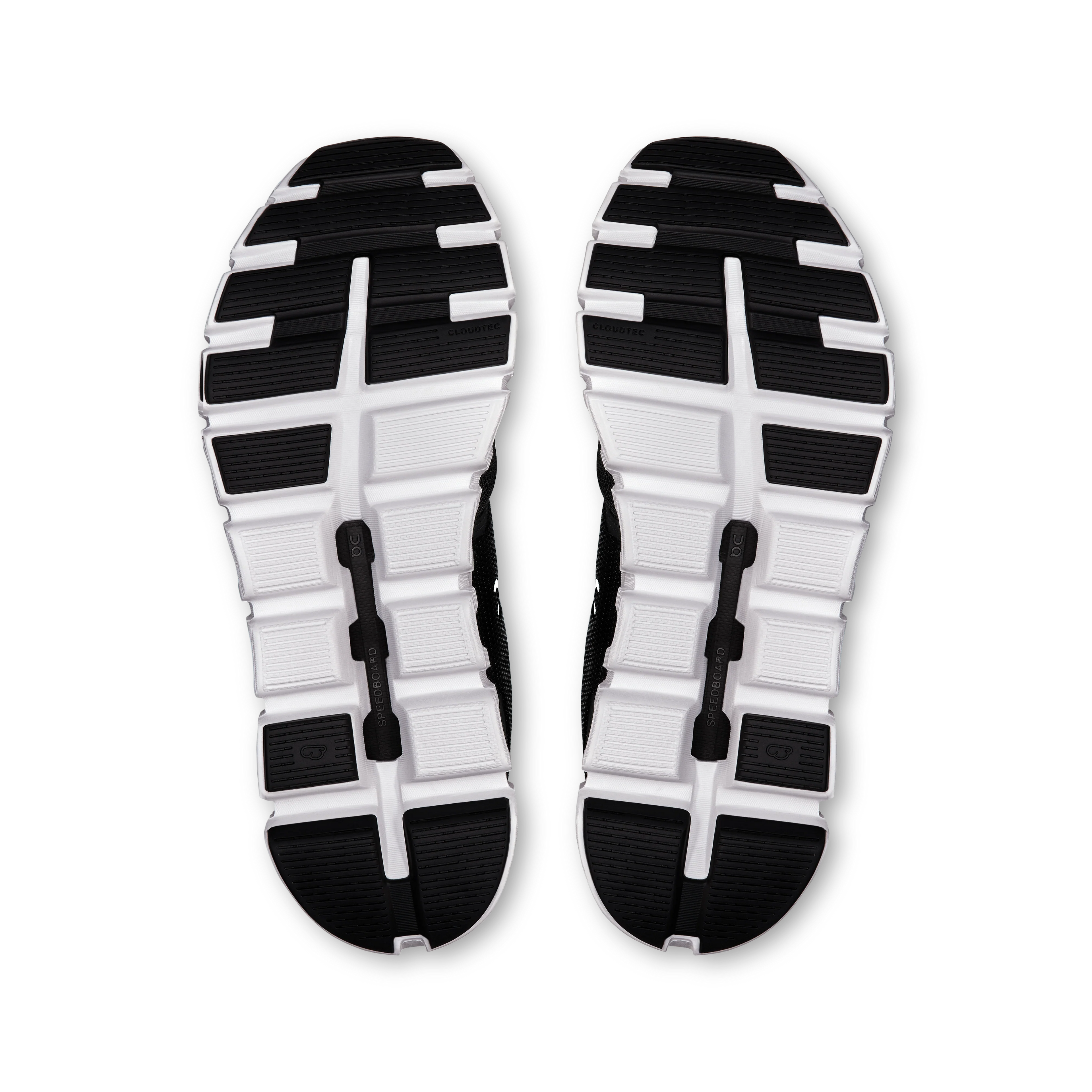 Women's Cloud 6 Wide in Black/White