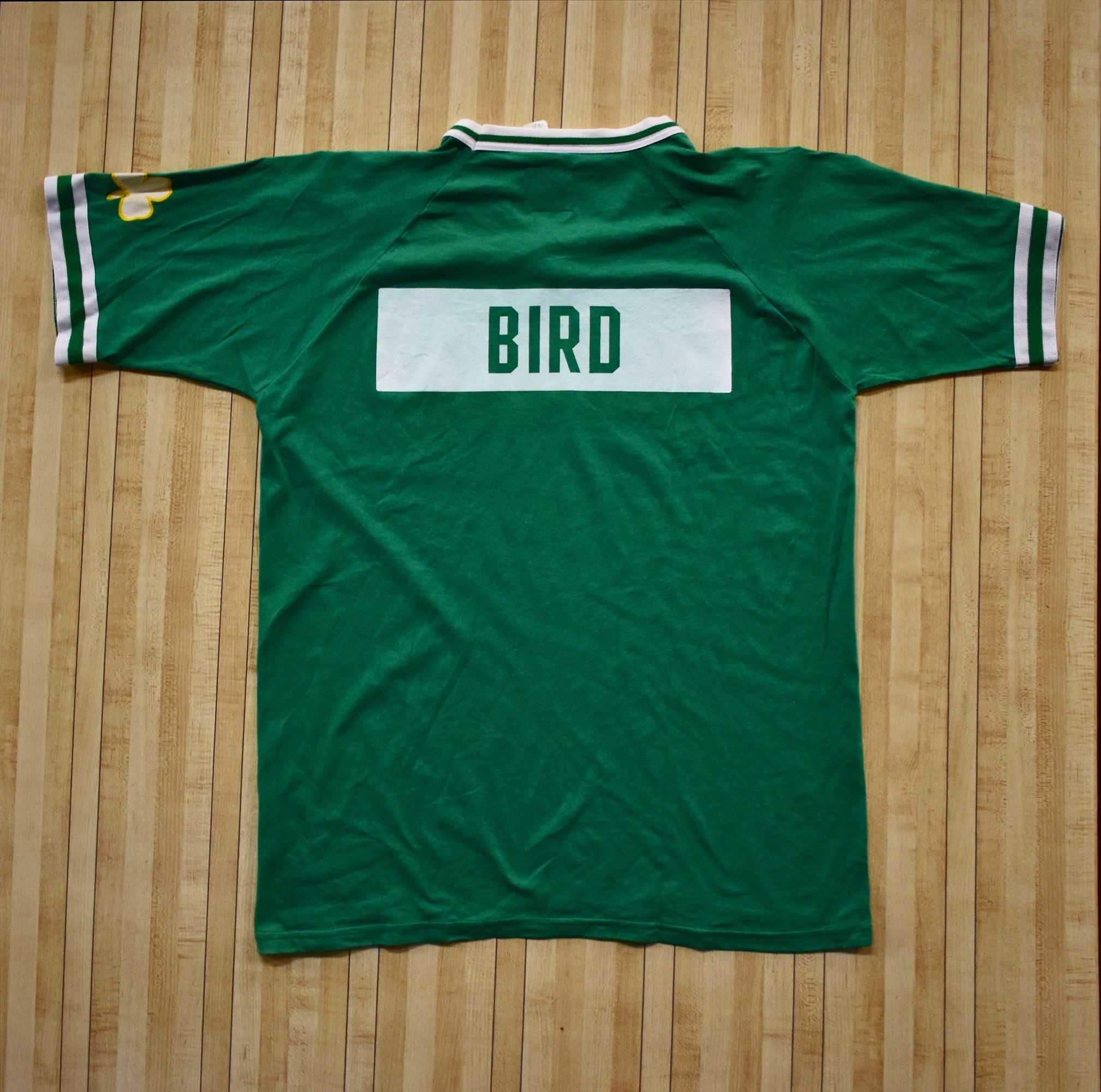 Custom "Name" Sand Knit Boston Celtics 80's Warm-up; New XXL