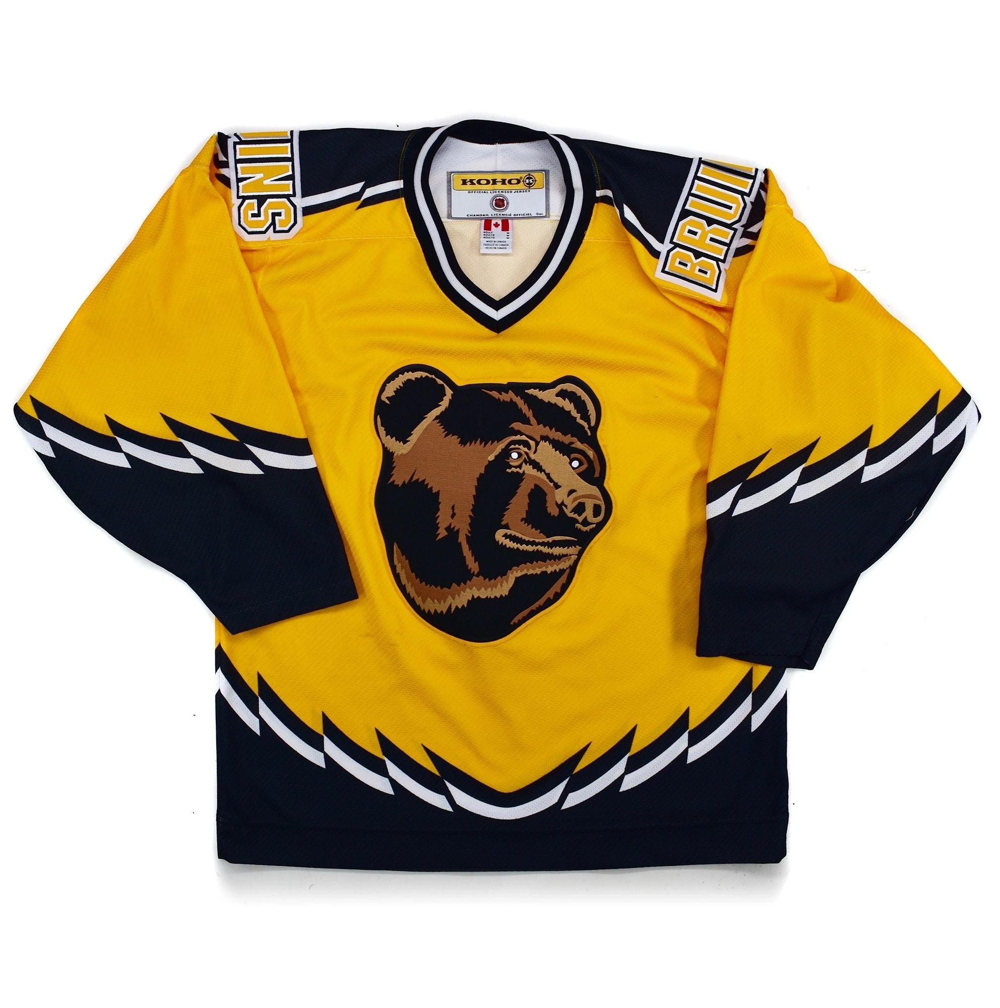 Boston Bruins Koho Authentic "Pooh Bear" Hockey Jersey Size Medium