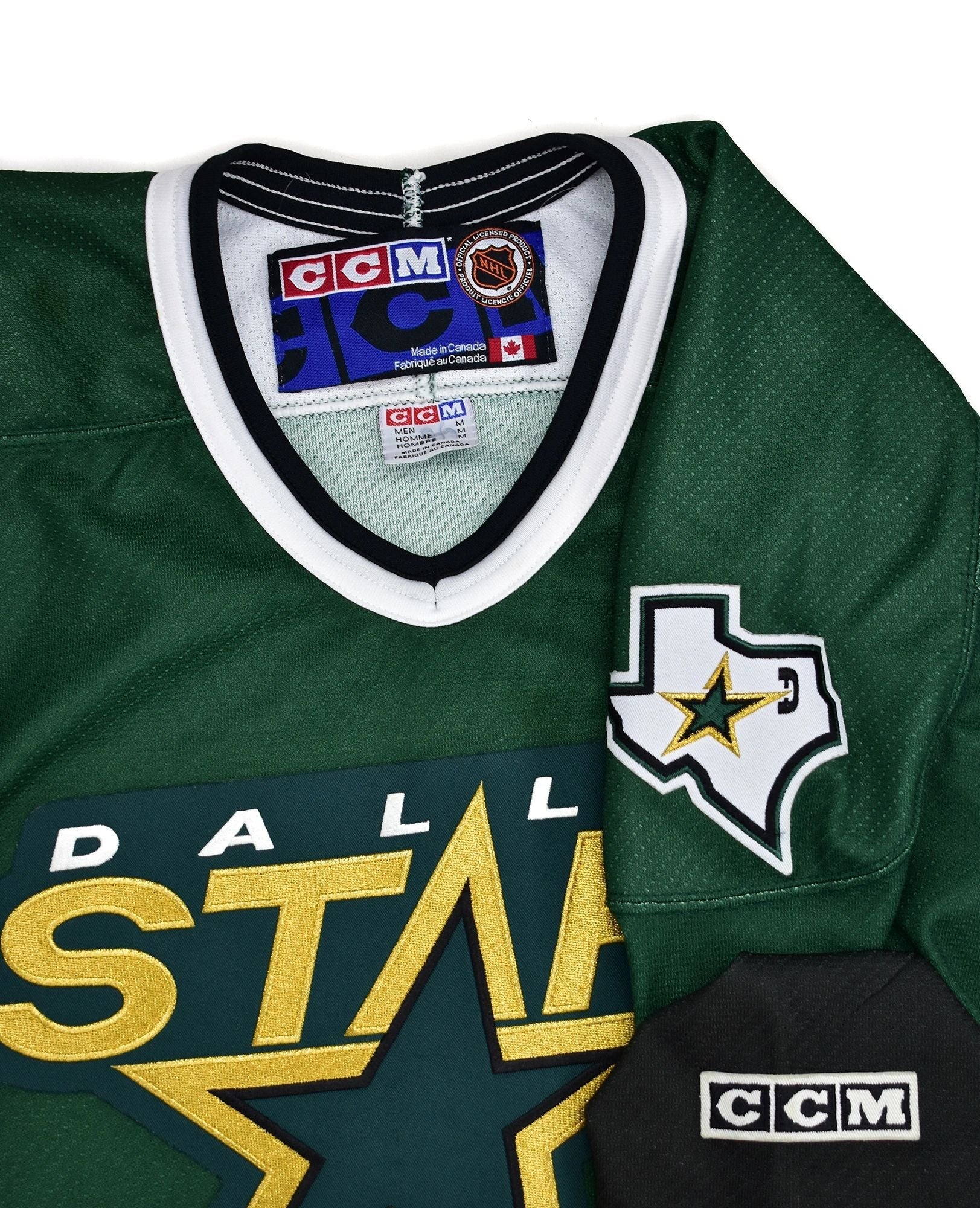 Dallas Stars Authentic CCM Alternate Hockey Jersey Size Medium