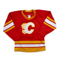 Calgary Flames Authentic CCM Road Hockey Jersey Size Small