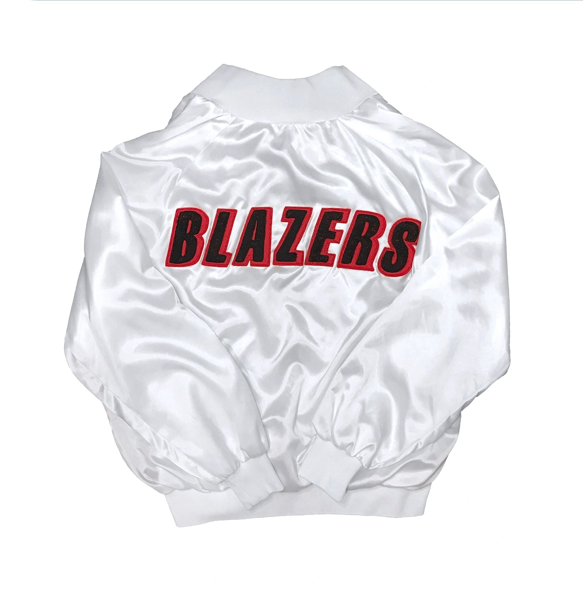 1/1 Portland Trailblazers Satin Chain Stitched Custom Jacket Size XXL