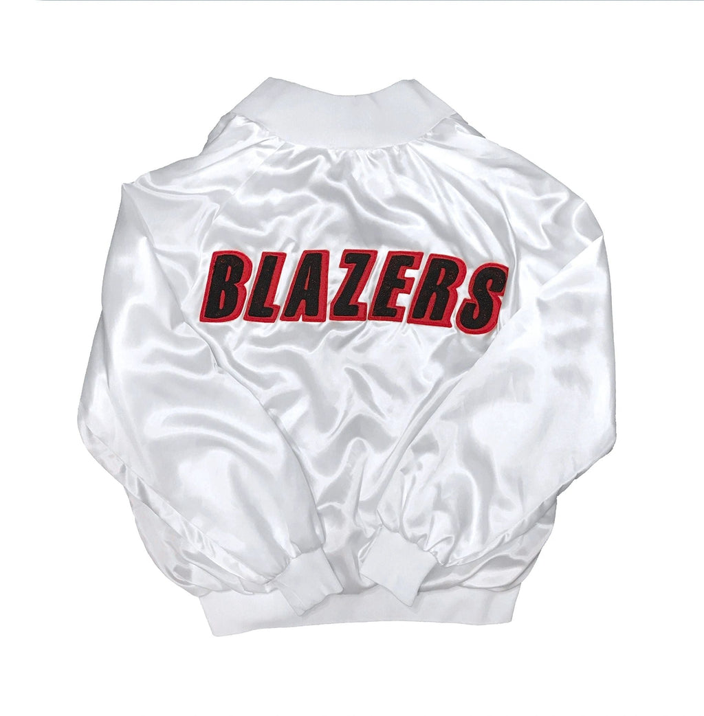 1/1 Portland Trailblazers Satin Chain Stitched Custom Jacket Size XXL