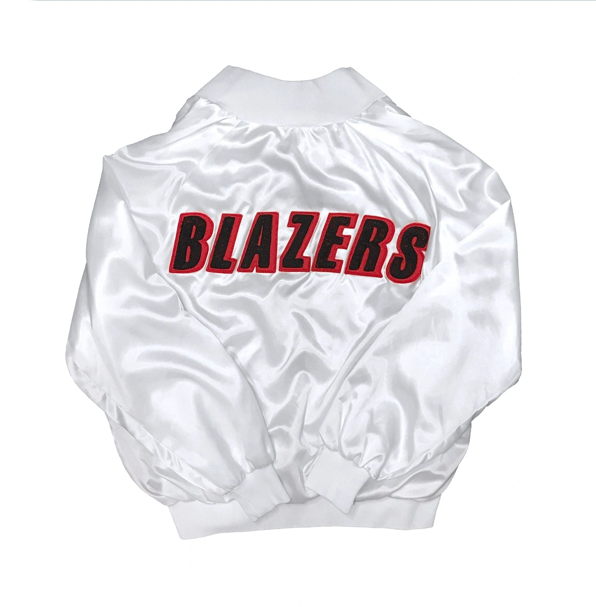 1/1 Portland Trailblazers Satin Chain Stitched Custom Jacket Size XXL