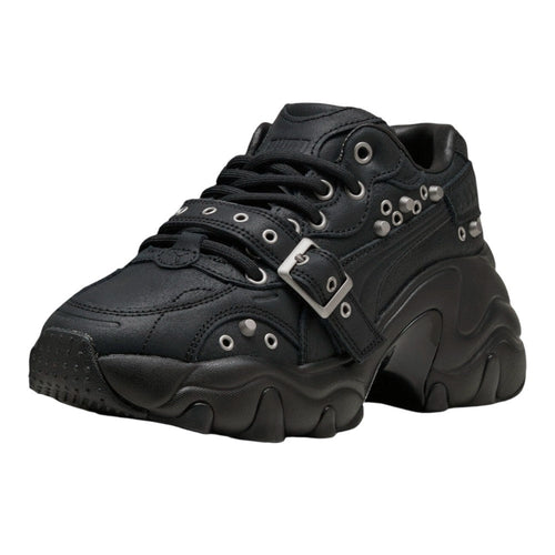 Pulsar Wedge Black Claw Lace Up Sneakers