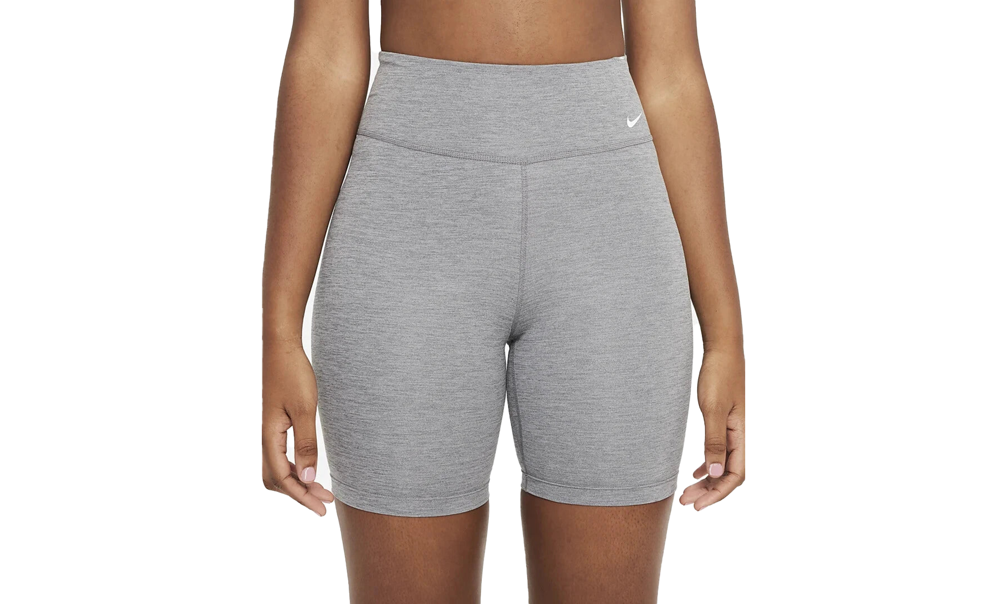 ONE MID-RISE 7" BIKER SHORTS WMNS"Grey/Heather/White" DD0243 068