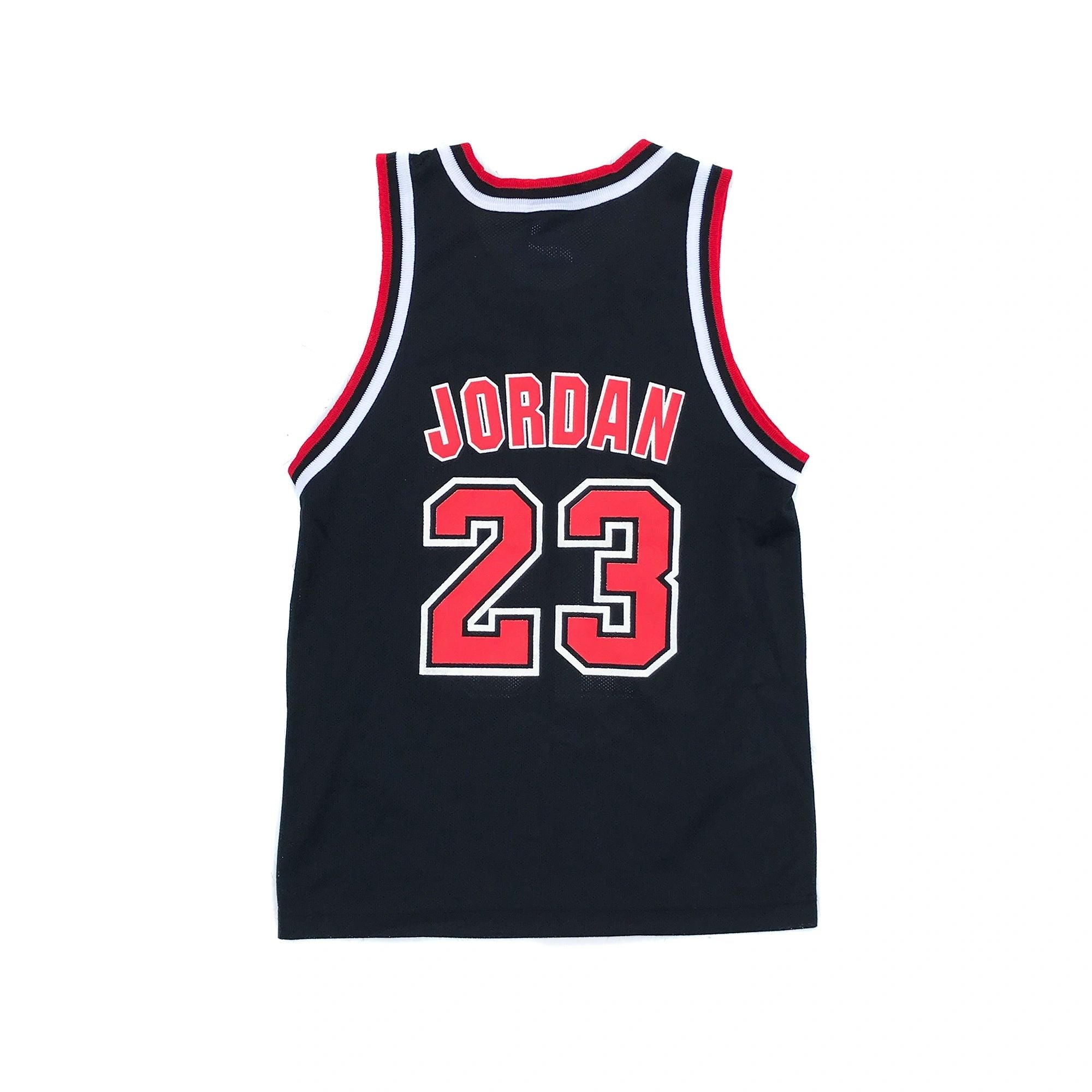 Chicago Bulls Michael Jordan Champion Black Jersey Youth Medium