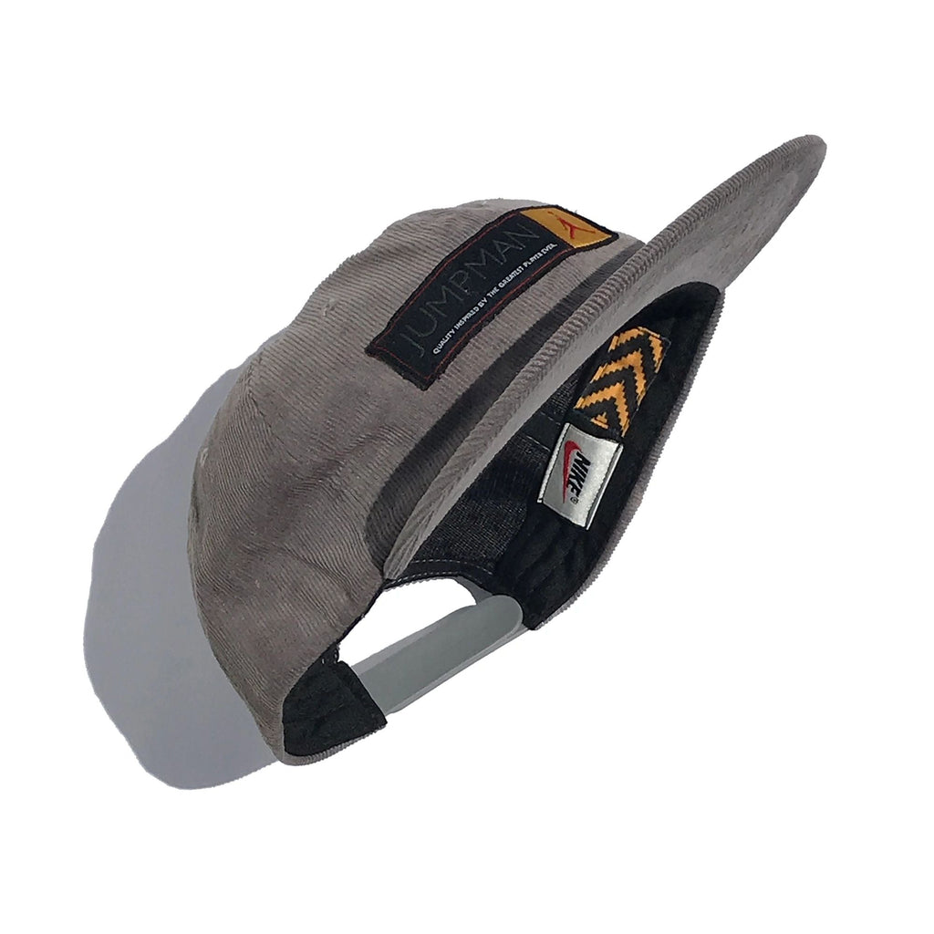 1/1 Nike Air Jordan 12 XII Taxi Woven Label Corduroy Snapback Hat