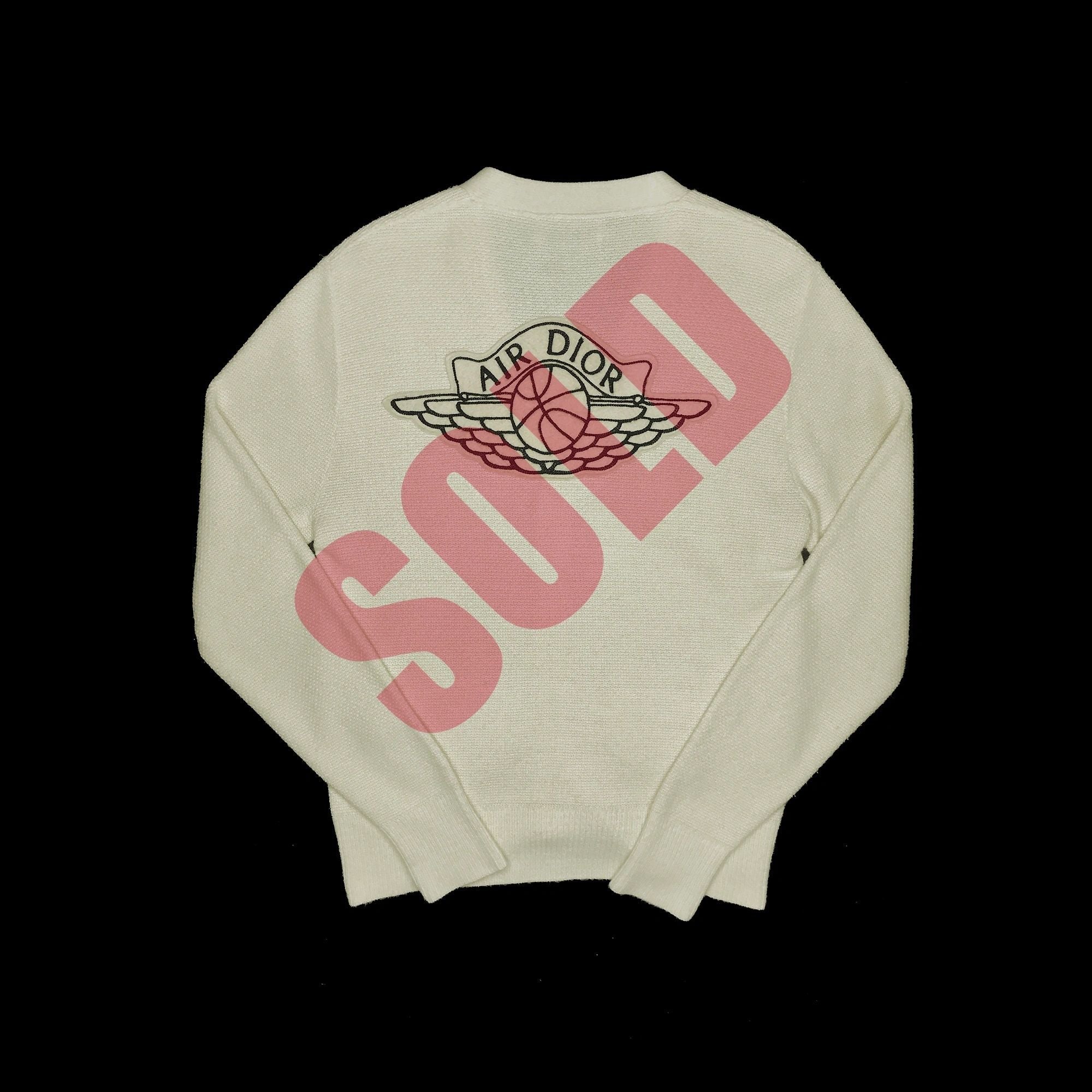 1/1 Nike Air Jordan Dior 1 Lightweight Cardigan Sweater