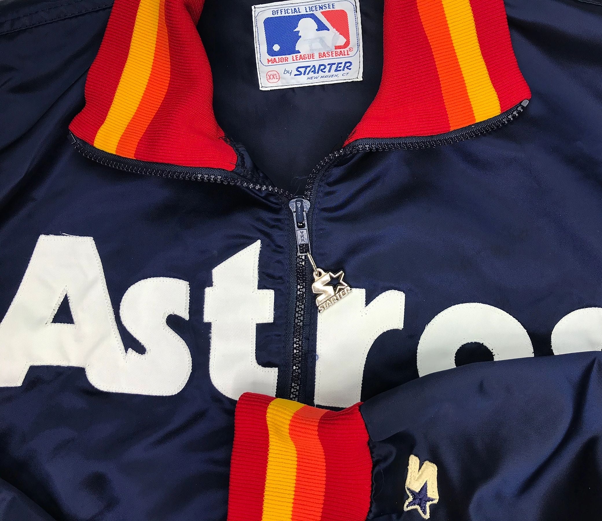 Houston Astros Starter Coaches Dugout Jacket Size XXL
