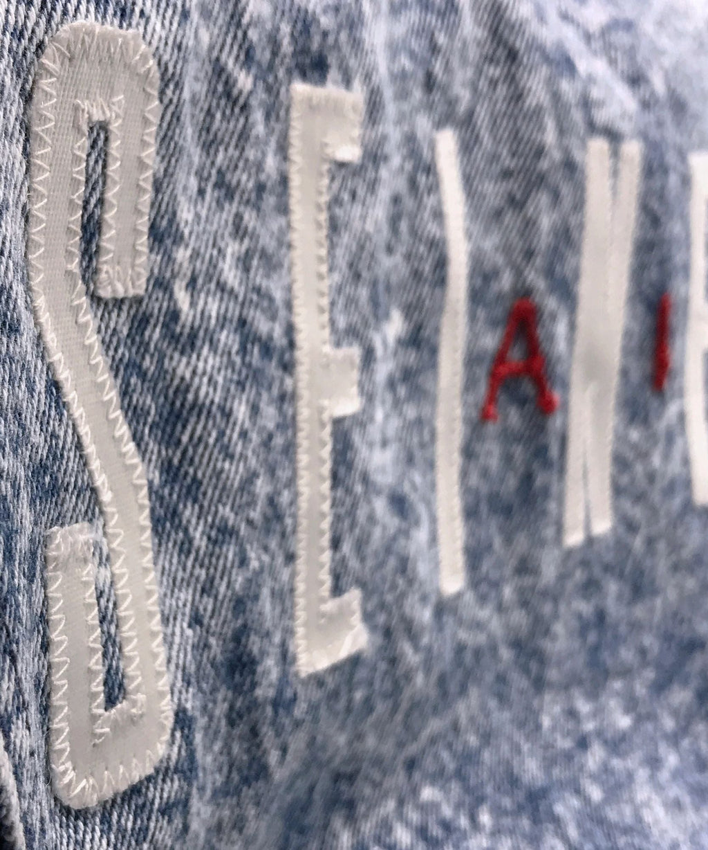 1/1 Seinfeld Nike Sample Acid Wash Denim "Air Seinfeld" Jacket