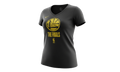 NBA Golden State Warriors The Finals Big Logo V-Neck Tee WMNS"Black" W21548 BLK