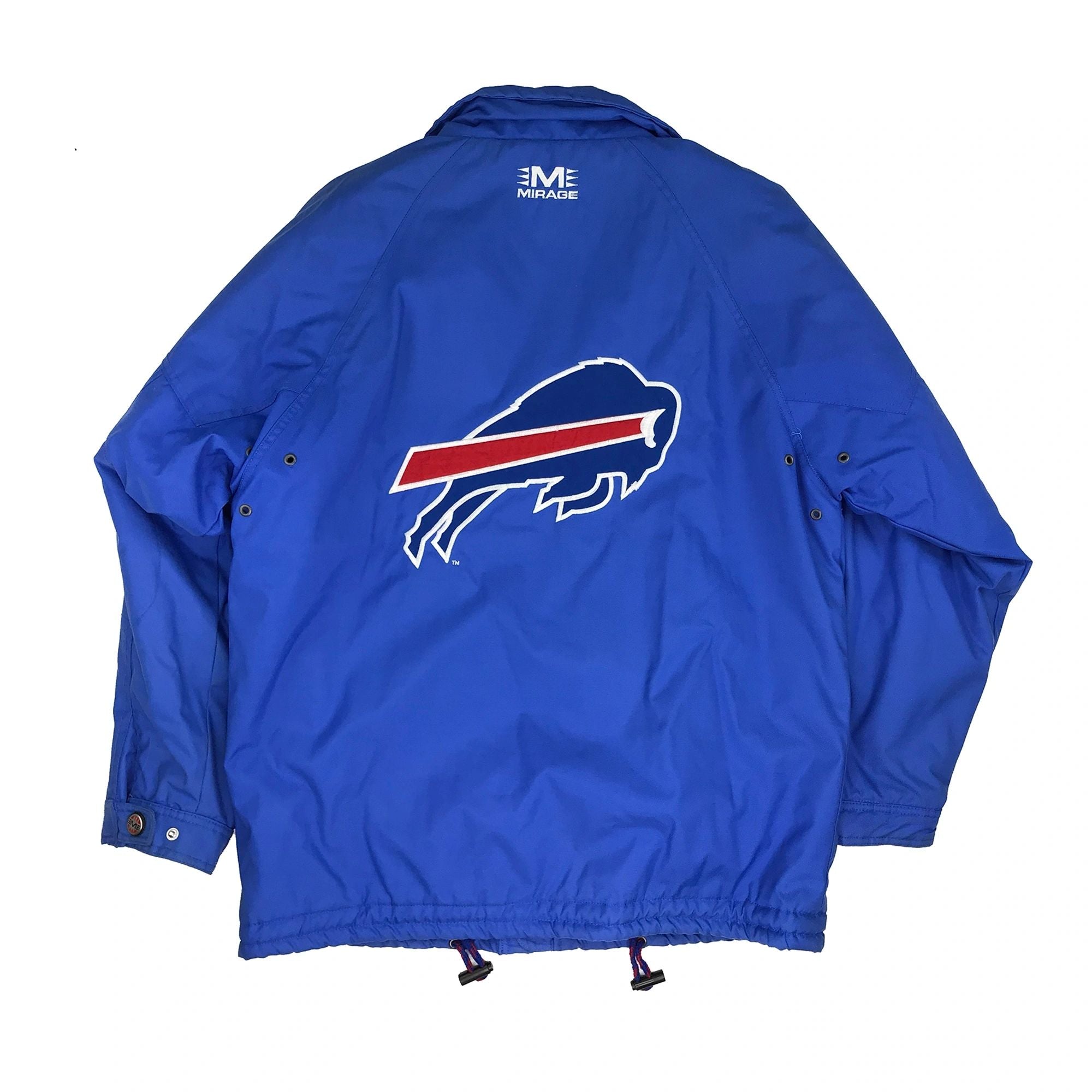 Buffalo Bills 90's Fleece Lined Heavyweight Mirage Parka Size Large