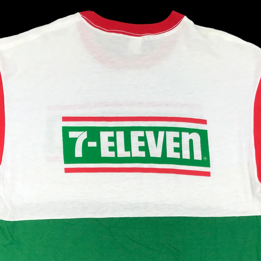 7 Eleven Color Block Original 80's T-shirt NEW XL