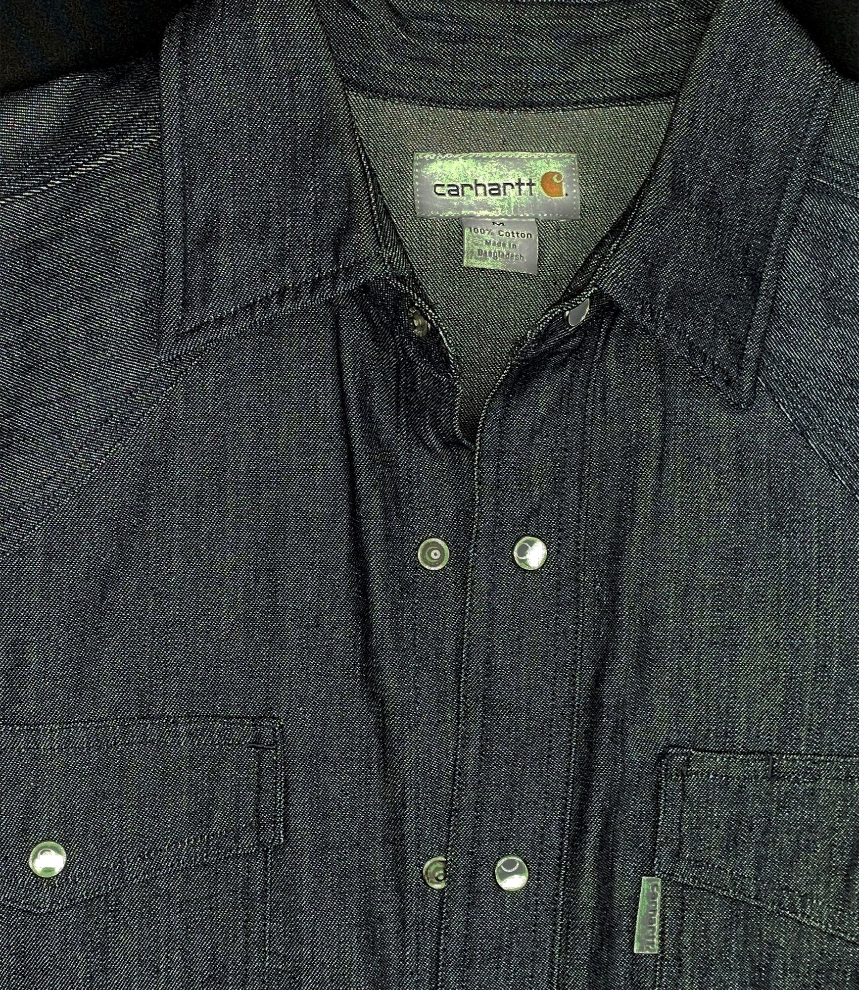 Carhartt Denim Pearl Snap Button-Up Shirt