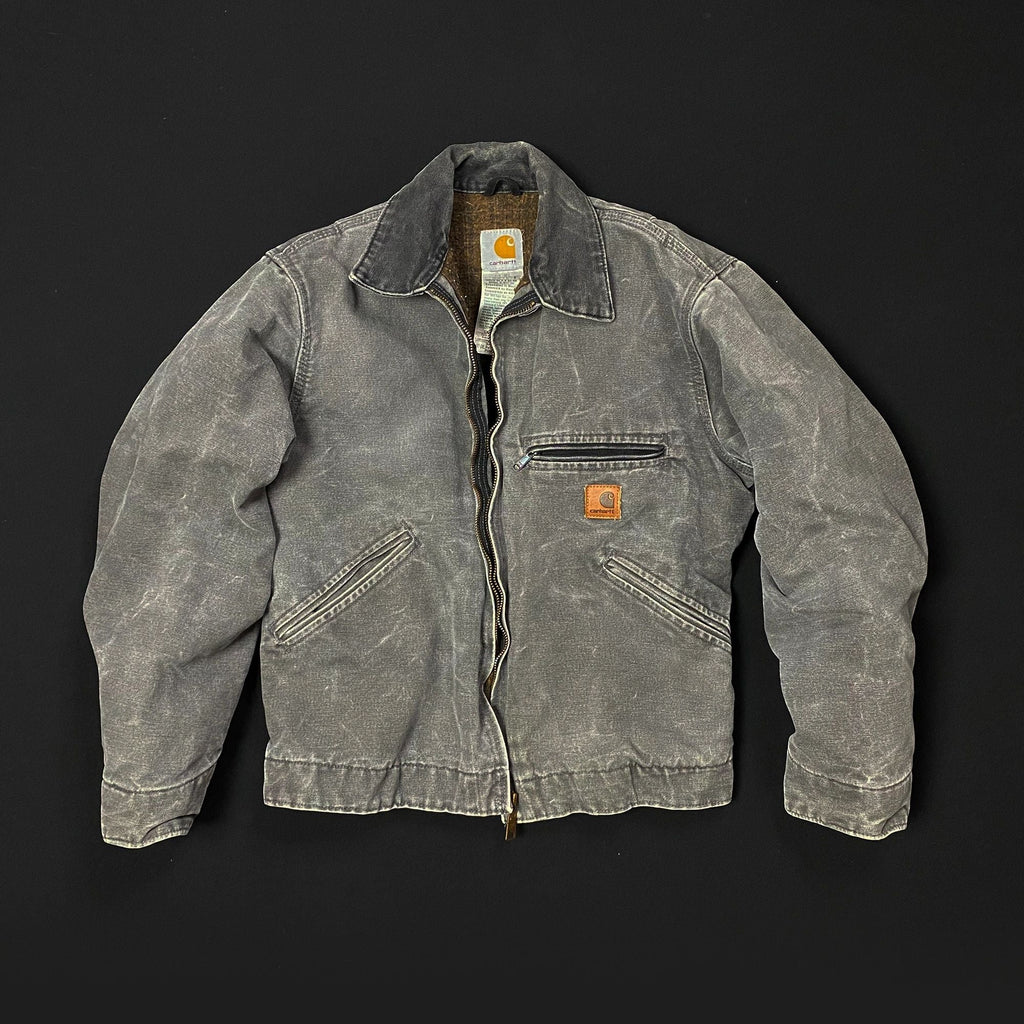 Carhartt Gravel Gray Faded Detroit Work Jacket Size Small