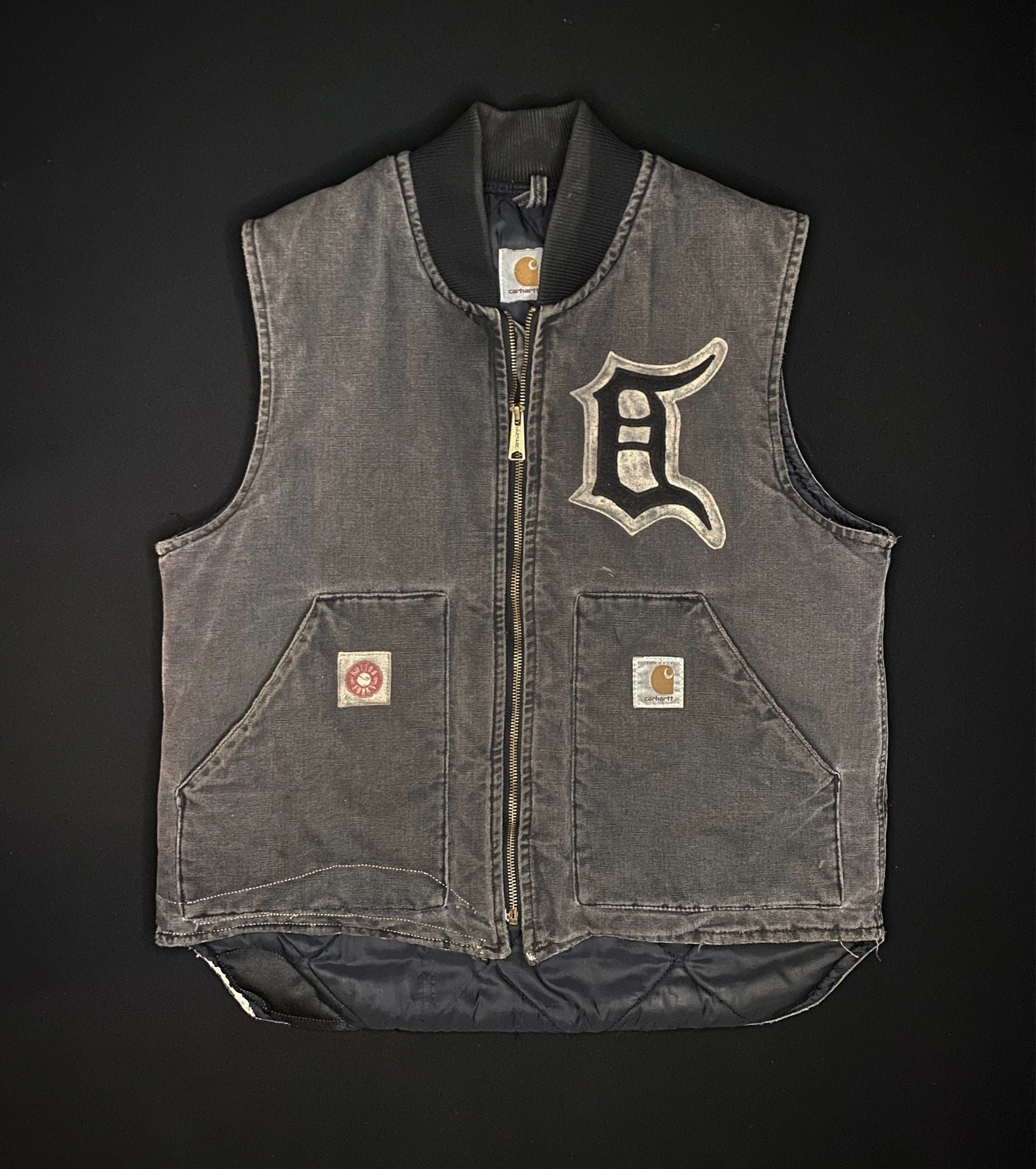 1/1 Carhartt Detroit Flip Red Wngs Custom Vest