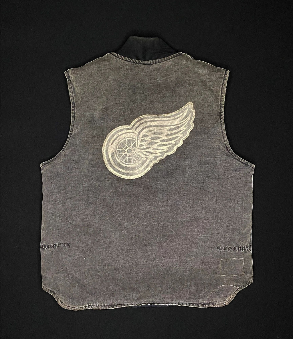 1/1 Carhartt Detroit Flip Red Wngs Custom Vest