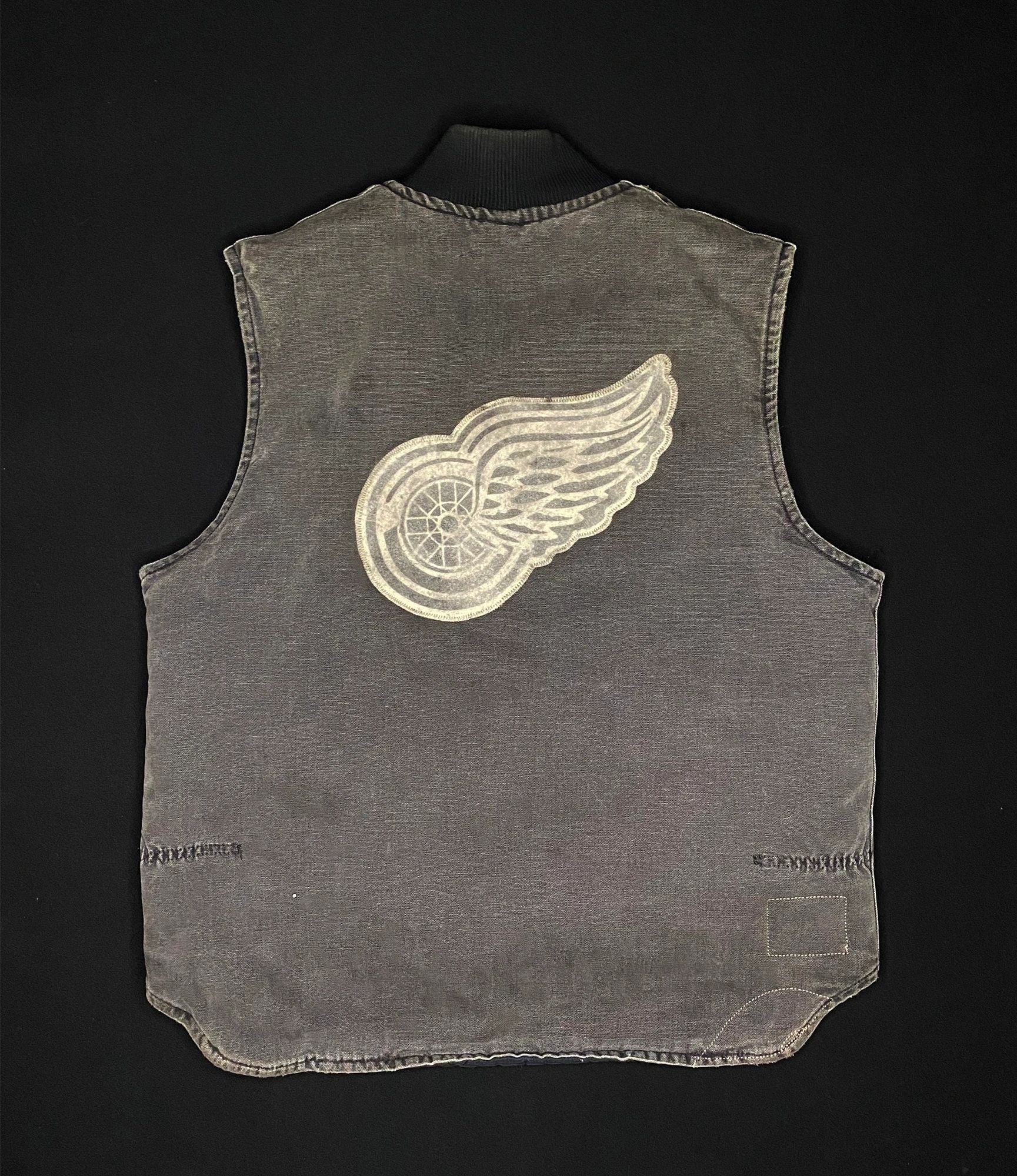 1/1 Carhartt Detroit Flip Red Wngs Custom Vest