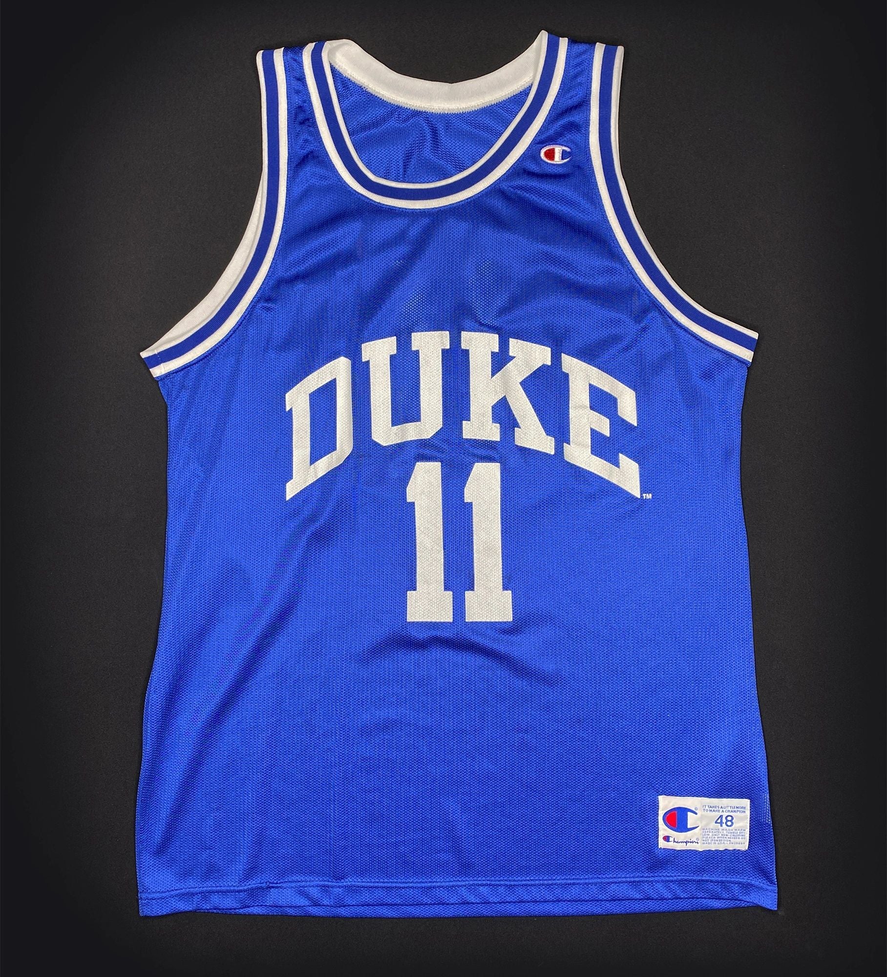 Duke Blue Devils Original Champion Bobby Hurley Jersey Size 48