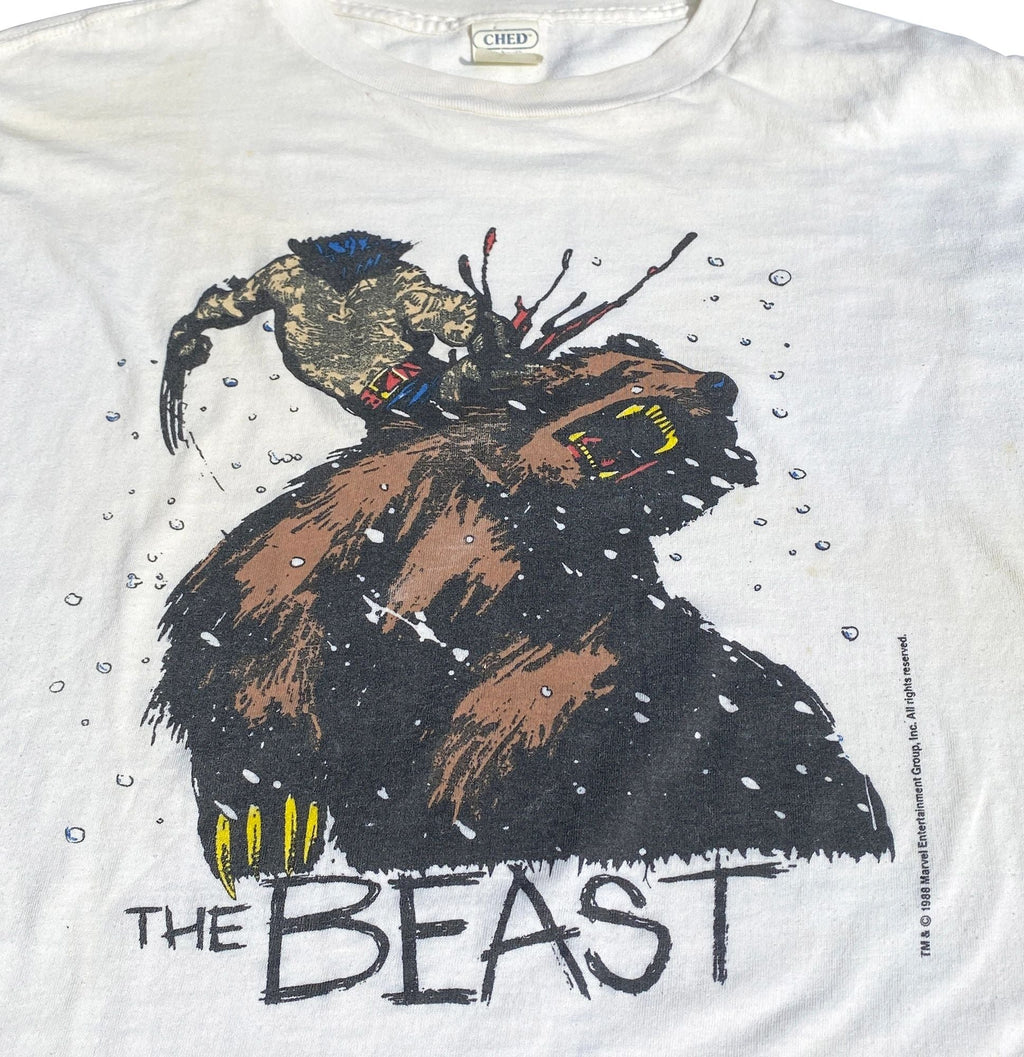 1988 Original Wolverine Marvel Shirt "The Beast" Size XXL