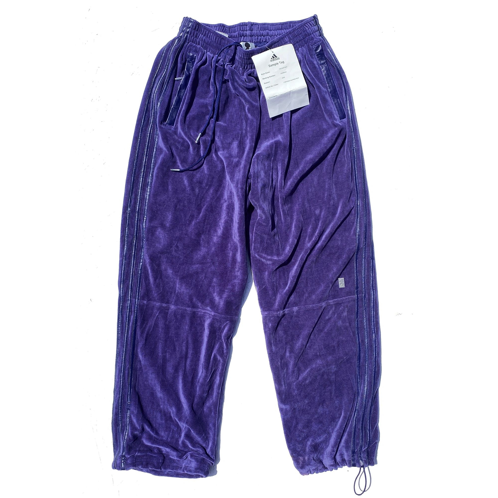 Kobe Bryant Adidas OG Sample Velour / Leather Leisure Pants