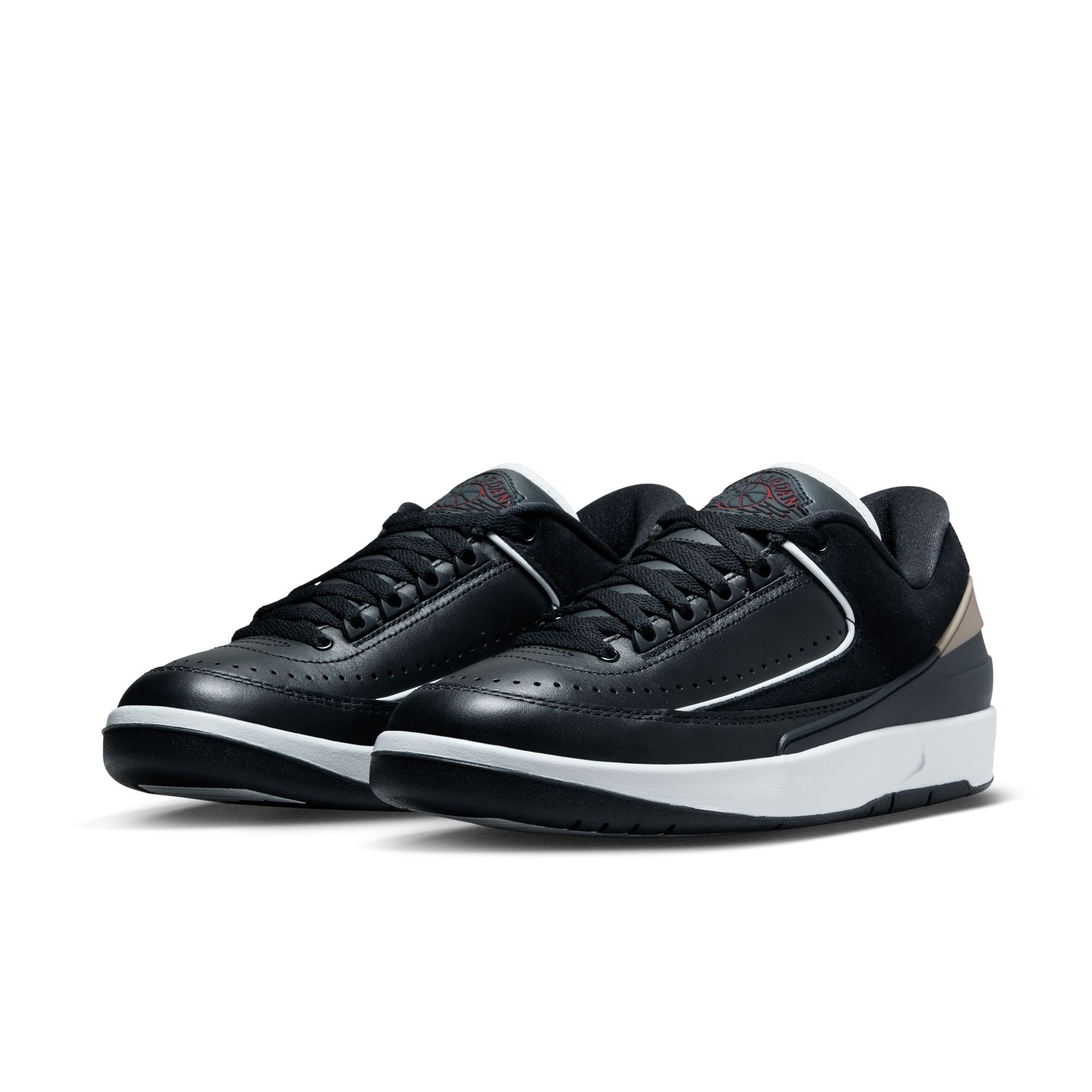 Women's  2 Retro Low - "Black/Varsity Red"