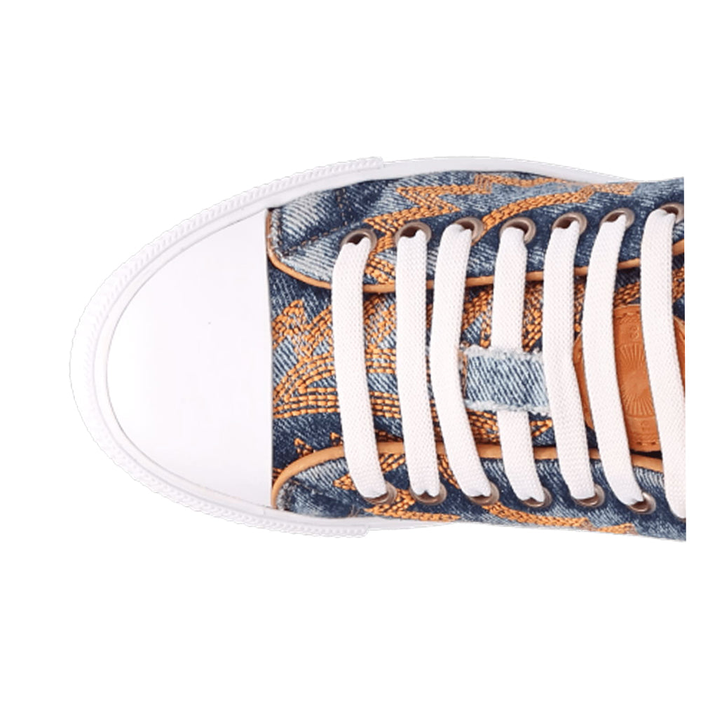 Campus Embroidered Lace Up Sneakers
