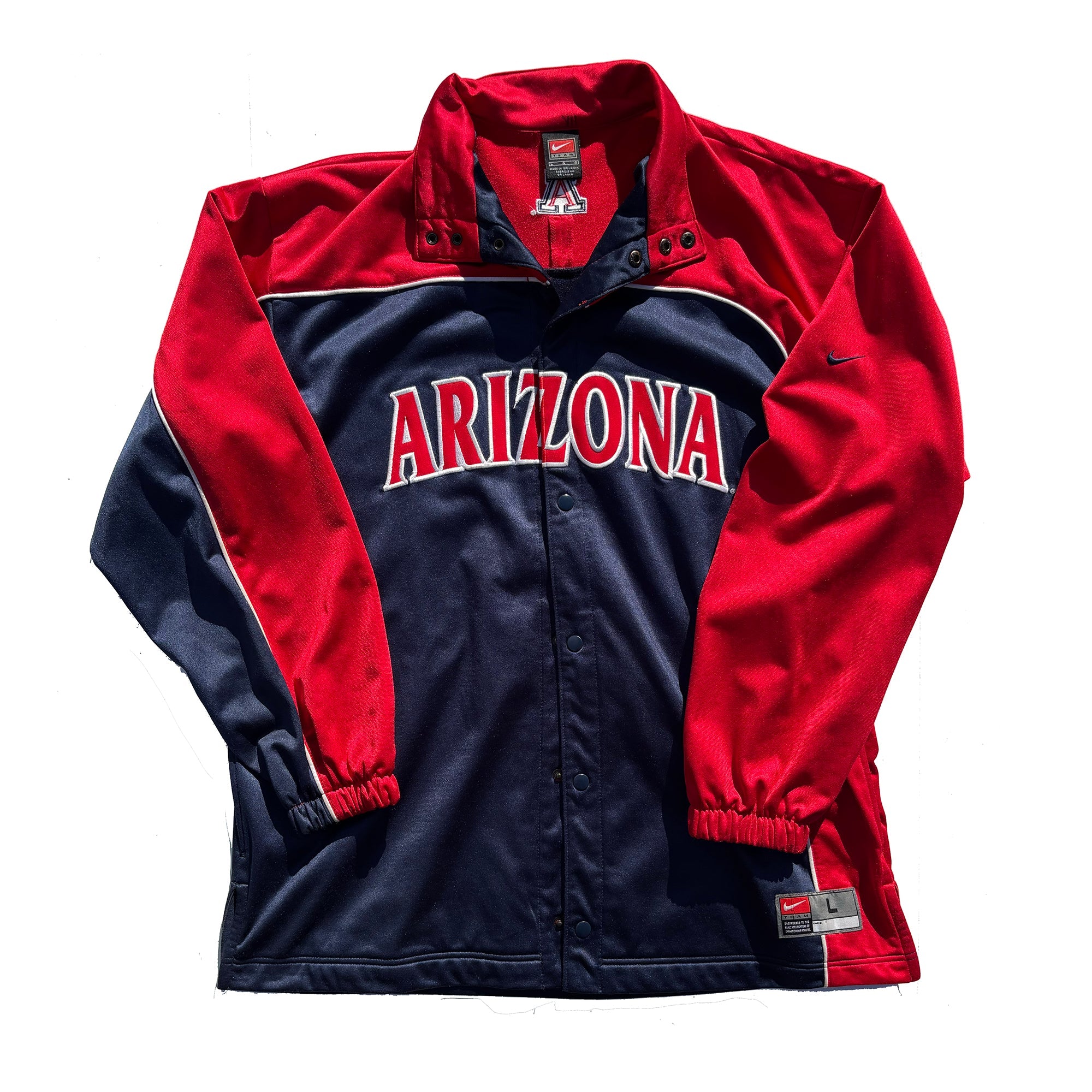 Arizona Wildcats Nike 2003 Team Warm-Up Shooting Jacket Size Large
