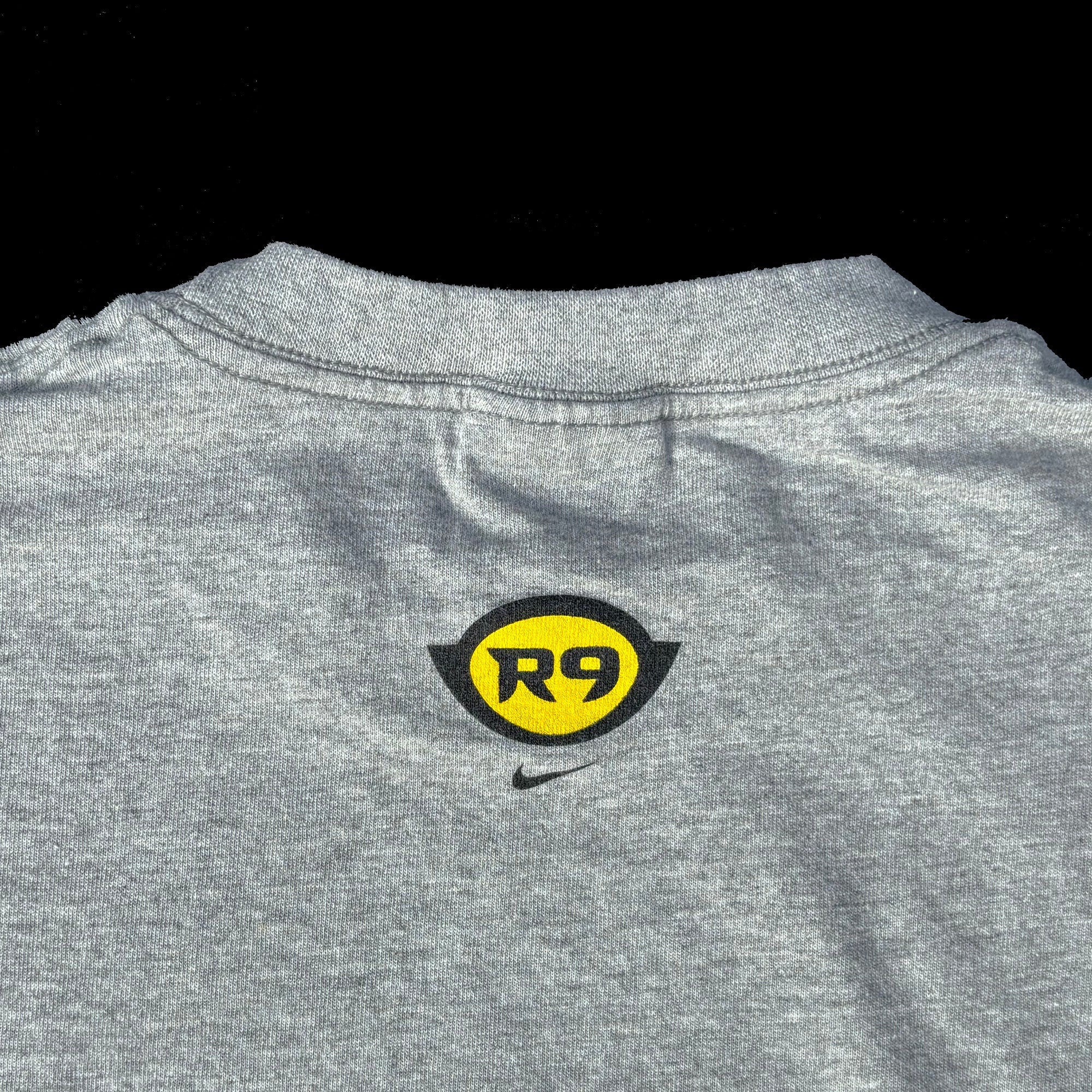 Brazil Ronaldo Nike R9 Surgery Promo T-Shirt Made in USA; NEW
