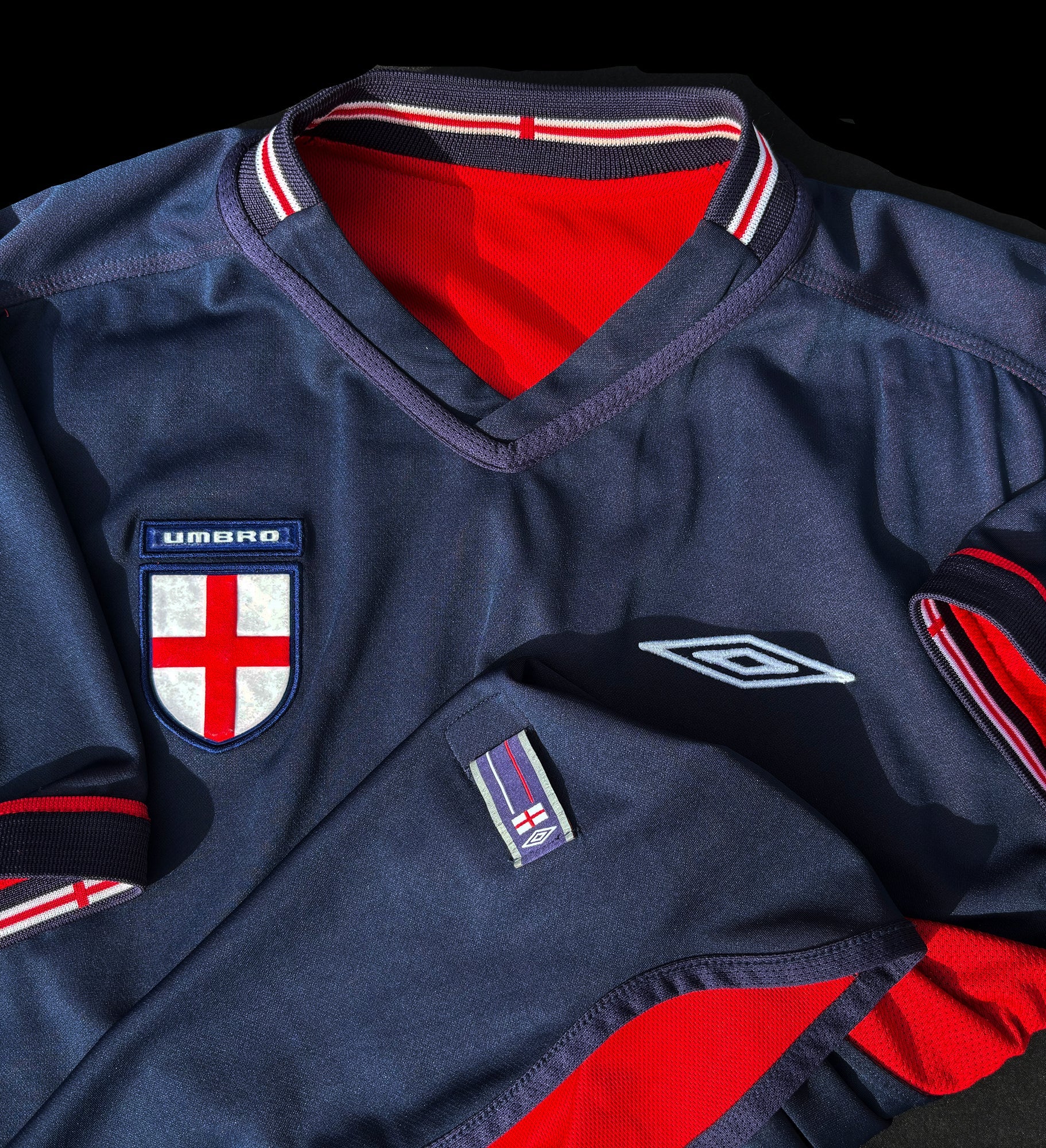 England 2002-2004 Reversible Umbro Soccer Jersey