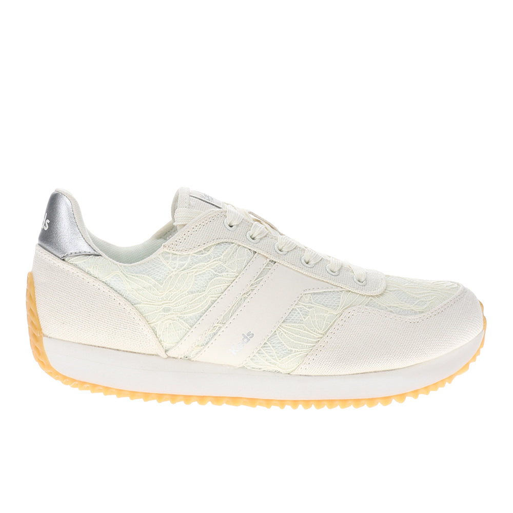 Rena Floral Lace Lace Up Sneakers