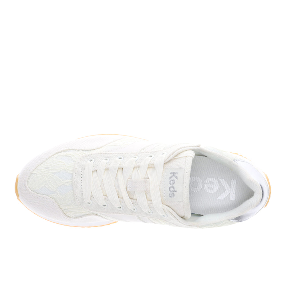 Rena Floral Lace Lace Up Sneakers