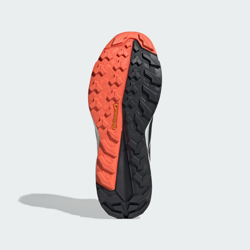 Men's Terrex Free Hiker 2.0 Low Gore-Tex in Wonder Beige Core Black Semi Impact orange