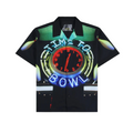 Pleasures Time Bowling Button Up - Black Edge